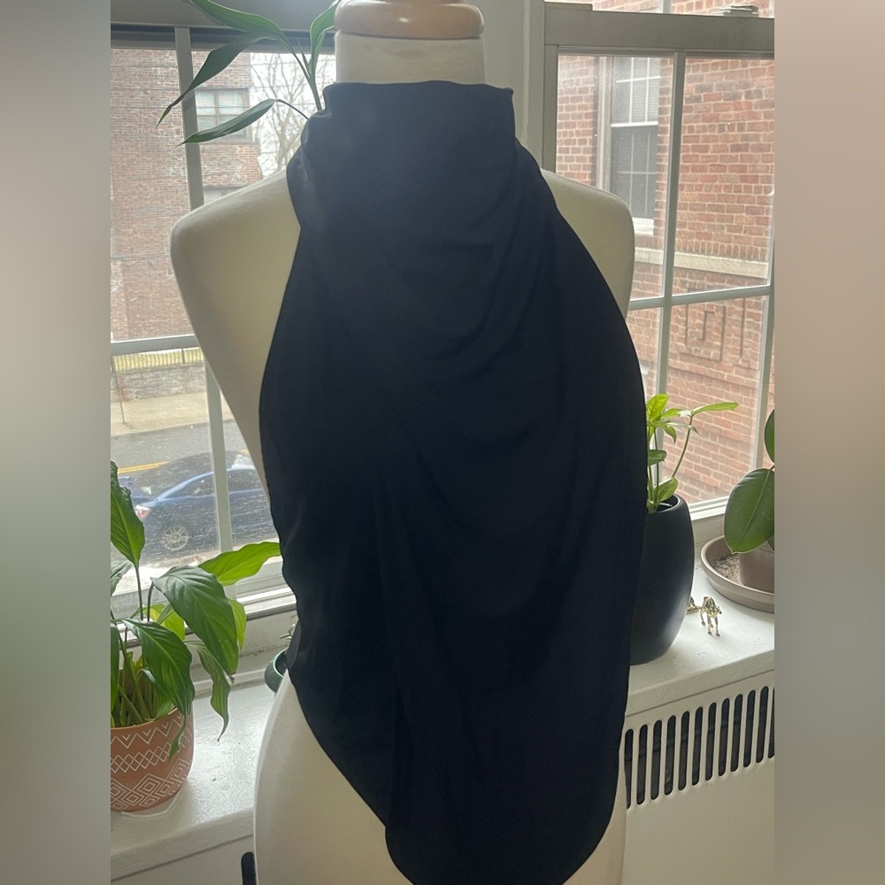 Ronny Kobo Collection Black Bodysuit